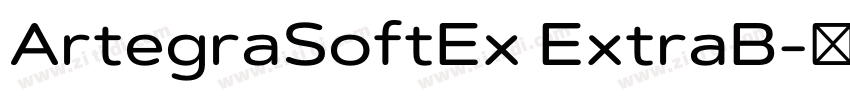 ArtegraSoftEx ExtraB字体转换